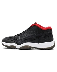 Кроссовки низкие 11 Retro Low Ie Black Varsity Red 2011 Nike