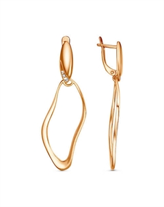 Серьги Приволжский ювелирный завод красная пресня