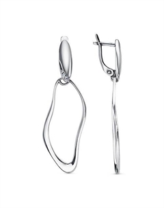 Серьги Приволжский ювелирный завод красная пресня