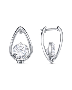 Серьги Приволжский ювелирный завод красная пресня