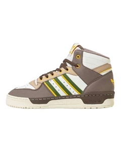 Кроссовки Rivalry Durable Breathable Mid-Top Skateboard Shoes Unisex White Umber Adidas original