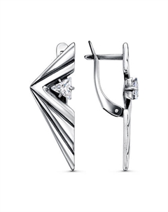 Серьги Приволжский ювелирный завод красная пресня