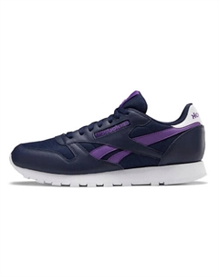 Кроссовки Classic Leather Vector Navy Purple Reebok