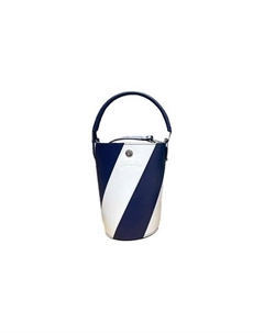 Сумка Épure Cow Leather Bucket Bag Women's Blue White Longchamp