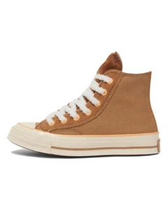 Кроссовки Chuck 70 Wear-Resistant High-Top Skateboard Shoes Unisex Brown Converse