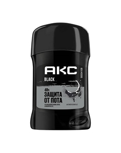 АКС Дезодорант антиперспирант стик мужской БЛЭК 50 Axe