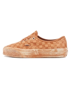 Кроссовки Authentic Premium 44 'Dip Dye Checkerboard Marmalade Orange' Vans