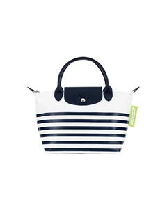Сумка Le Pliage Handbags Marine Blue & White Longchamp