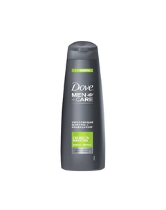 Шампунь-кондиционер урепляющий 2 в 1 свежесть ментола Men Care 380 Dove