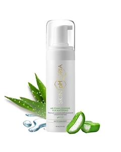 Пенка для умывания комбинированной и жирной кожи лица Air Foam Cleanser for mattifying 150 Skinphoria