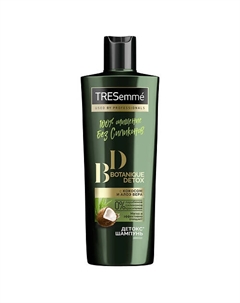 E Шампунь 100% очищение без силиконов Botanique Detox 400 Tresemme