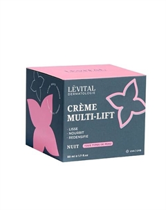 Крем для лица ночной увлажняющий пептидный Crème Multi-Lift 50 Levital
