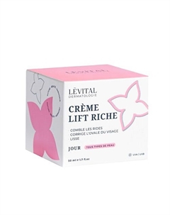Крем для лица дневной увлажняющий пептидный с лифтинг-эффектом Crème Lift Riche 50 Levital