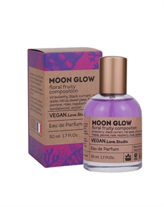 Парфюмерная вода женская Moon Glow черная смородина клубника малина фрезия сандал 50 Vegan.love.studio