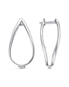 Серьги Приволжский ювелирный завод красная пресня