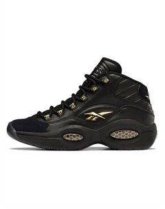 Кроссовки Question Mid Black Gold Reebok