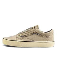 Кроссовки Old Skool Anti-Slip Wear-Resistant Low-Top Skateboard Shoes Light Brown Vans