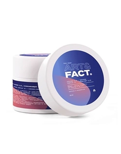 Крем для лица с азуленом 0,2%, успокаивающим комплексом 1% и пептидом ChroNOline 50 Art&fact