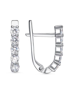 Серьги Приволжский ювелирный завод красная пресня