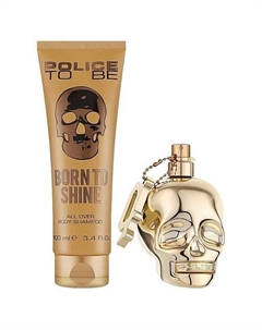 Туалетная вода To Be Born To Shine + Гель-шампунь для тела и волос 175 Police