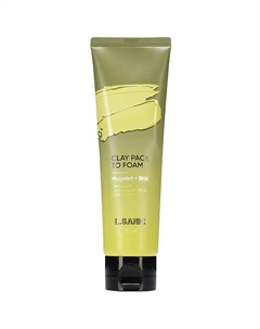 Маска-пенка для лица глиняная для умывания с экстрактом полыни и салициловой кислотой 150 L’sanic