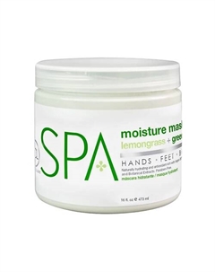 Маска для рук, ног и тела увлажняющая "Лемонграсс и Зеленый чай" SPA 473 Be care love