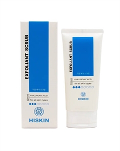 Скраб-эксфолиант для умывания с Гиалуроновой кислотой 120 Hiskin