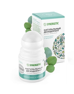 Натуральный дезодорант "лемонграсс - эвкалипт" 50 Synergetic