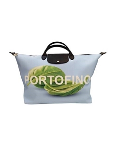 Сумка Canvas Canvas Bag Portable Travel Bag Large Size Women's Sky Blue Longchamp