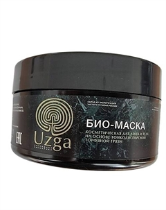 Био-маска косметическая для лица и тела на основе тонкодисперсной торфяной грязи 200 Uzga