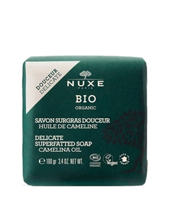 Органическое мыло с маслом камелии BIO Organic Delicate Superfatted Soap 100 Nuxe