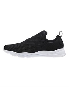 Кроссовки Furylite Slip On Woven 'Black' Women's Reebok