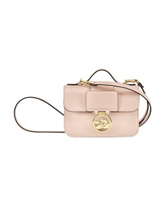 Сумка BOX-TROT Calfskin Handbag Mini Women's Light Pink Longchamp