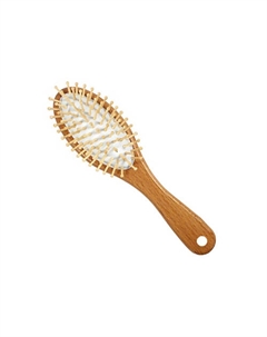 Щетка массажная деревянная с зубчиками Melonpro