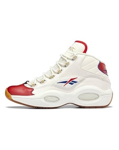Кроссовки Question Mid White Red Blue Reebok
