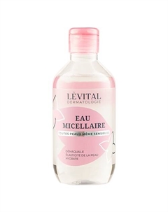 Мицеллярная вода увлажняющая для снятия макияжа с алоэ вера Eau Micellaire 300 Levital