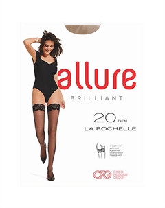 Чулки женские 20 ден La Rochelle visone Allure