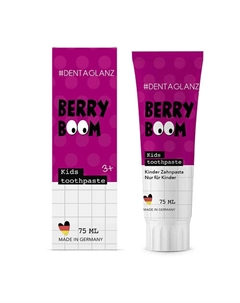 Детская зубная паста Berry Boom Kids Toothpaste 75 #dentaglanz