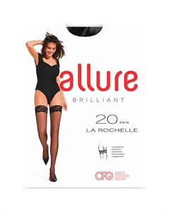 Чулки женские 20 ден La Rochelle nero Allure