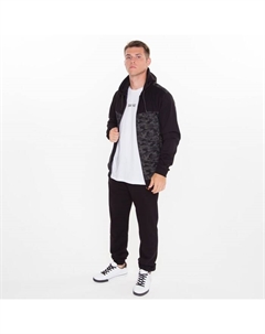 Костюм мужской (толстовка, брюки), цвет черный, размер 54 Berchelli