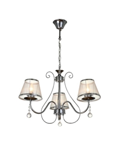 Люстра 2425/3 E27 40 Вт хром 52×52×32-60 см Bayerlux