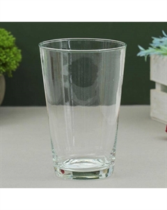 Ваза «Коническая», 400 мл, 13.5×8.5 см, малая, стекло Evis