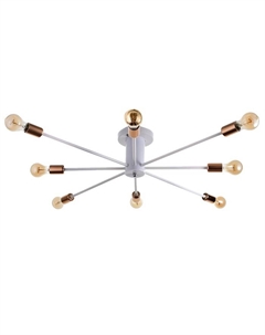 Люстра 2233/8WT E27 40 Вт бело-золотой 108×108×20 см Bayerlux