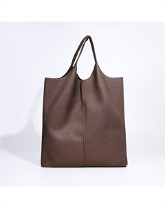 Сумка женская без застёжки, большой размер, цвет бронзовый Textura