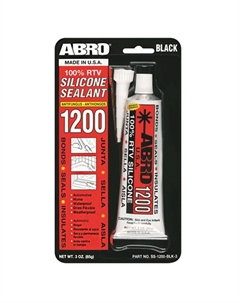 Герметик силиконовый 1200 чёрный, 120 г Abro