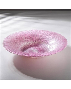 Блюдо сервировочное «Аметист», d=40 см, цвет розовый Akcam