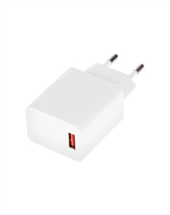 Сетевое зарядное устройство Ritmix RM-3031QC, USB, 3 А, белое