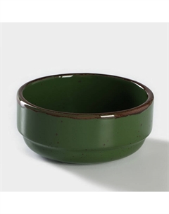 Салатник Punto verde, 350 мл, 12×5 см, фарфор, зелёный Хорекс