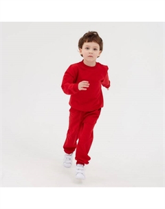 Брюки "Basic line" р.32 (110-116), красный Kaftan