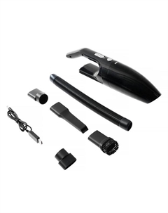 Пылесос автомобильный, беспроводной, 5 насадок, 120 Вт, 12 В, черный Cartage